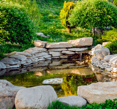 Bassins et Fontaines de Jardin à Annecy, Graine de Pierre